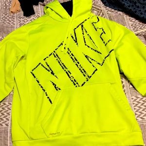 Nike neon green/yellow hoodie